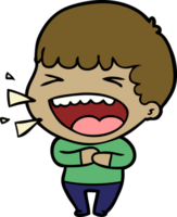 cartoon laughing man png