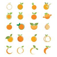 Orange logo design vector