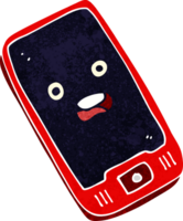 tekenfilm mobiel telefoon png