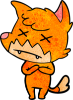 Cartoon Cross-Eyed-Fuchs png