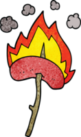 Cartoon-Doodle eines Hotdogs png