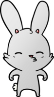 curious bunny cartoon png