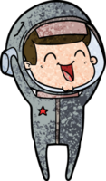 contento cartone animato astronauta png