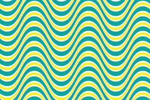 simple abstract seagreen and yellow color smoth zig zag line pattern art a colorful wave with a pattern of waves that say waves vector