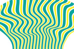 simple abstract seagreen and yellow color distort geometric wave pattern a colorful background with a pattern of lines vector