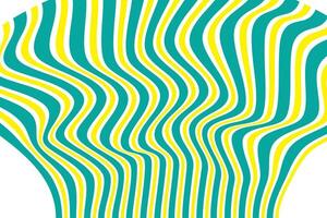 simple abstract seagreen and yellow color distort geometric wave pattern a colorful background with a pattern of lines vector