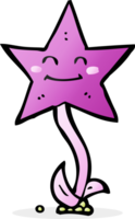 Cartoon-Sterne-Blume png