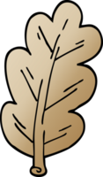 cartoon doodle leaf png