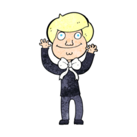 cartoon man wearing bow tie png