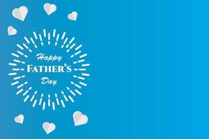 Happy Father's Day background design, vector