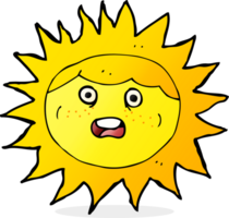 sun cartoon character png