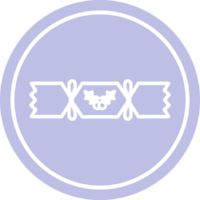 Weihnachten Cracker kreisförmig Symbol Symbol png