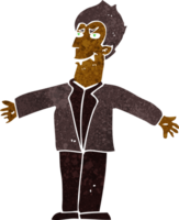 cartoon vampire man with open arms png