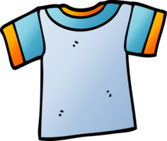 Cartoon-Gekritzel-T-Shirt png