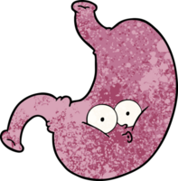 cartoon aufgeblähter bauch png