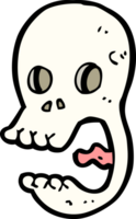 funny cartoon skull png