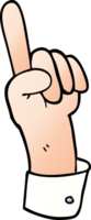 carton of hand gesture png