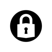 Lock icon . Closed illustration sign. Padlock symbol or logo. vector