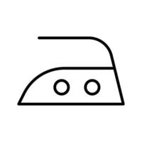 Iron icon . Flatiron illustration sign. Smoothing-iron symbol or logo. vector