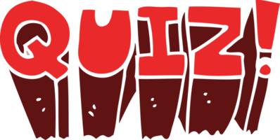 signe de quiz de doodle de dessin animé png