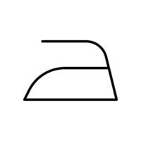 Iron icon . Flatiron illustration sign. Smoothing-iron symbol or logo. vector