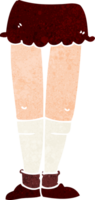 cartoon female legs png