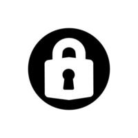 Lock icon . Closed illustration sign. Padlock symbol or logo. vector