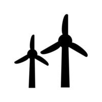 Wind energy icon . Windmill illustration sign. Wind power plant symbol. Alternative energy logo. vector