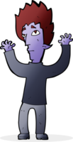 cartoon vampire giving up png