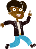 cartoon man with great idea png