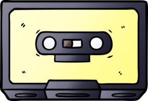 cinta de cassette vieja de dibujos animados png