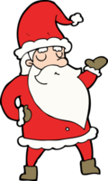 Cartoon-Weihnachtsmann png