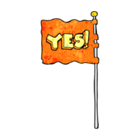 Cartoon ja Flagge png