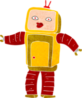 robô de desenho animado png