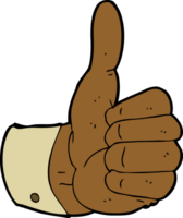 cartoon thumbs up symbol png