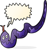 cartoon hissing snake with speech bubble png