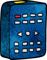 cartoon doodle old remote control png