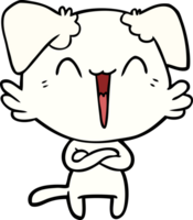 happy little dog cartoon png