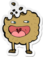 pegatina de un personaje de dibujos animados de galletas png