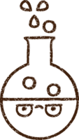 Science Experiment Charcoal Drawing png