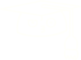 dessin à la craie de bonnet de graduation png