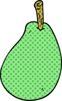 cartoon doodle fresh pear png