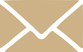 flat color retro cartoon of a paper envelope png