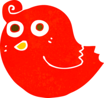 pájaro divertido de la historieta png