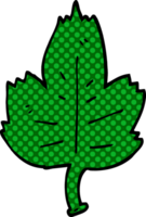 hoja de garabato de dibujos animados png