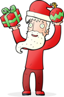 cartoon santa claus png