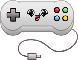 gradient shaded cartoon of a game controller png