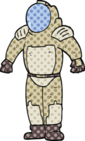 comic book style cartoon space man png