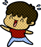 cartoon laughing boy png