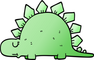 Cartoon-Doodle prähistorischer Dinosaurier png